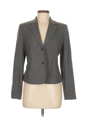 Apt. 9 Gray Two-Button Tailored Blazer
